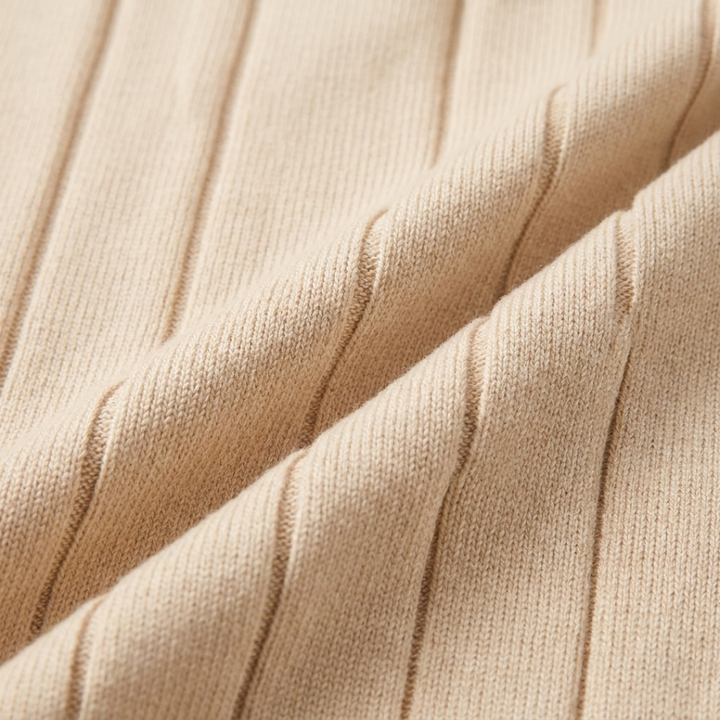 Rachel | Contrast Trim V-Neck Sweater