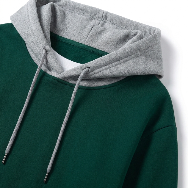 Cameron | Contrast Trim Pullover Hoodie
